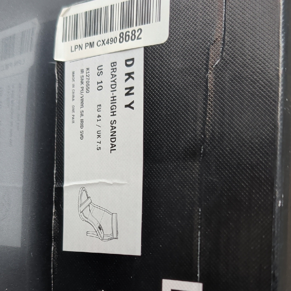 DKNY Silver Holographic Heels - Picture 5 of 6